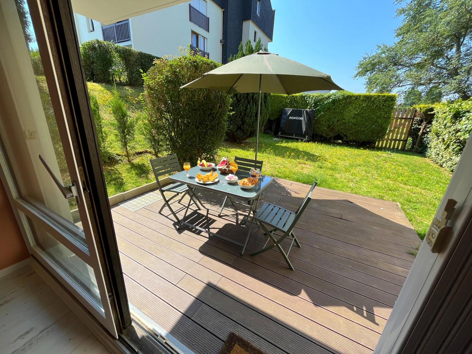 Studio Proche Plage - Parking Gratuit Et Prive - Terrasse Et Petit Jardin Cloture Курсёль-сюр-Мер Экстерьер фото